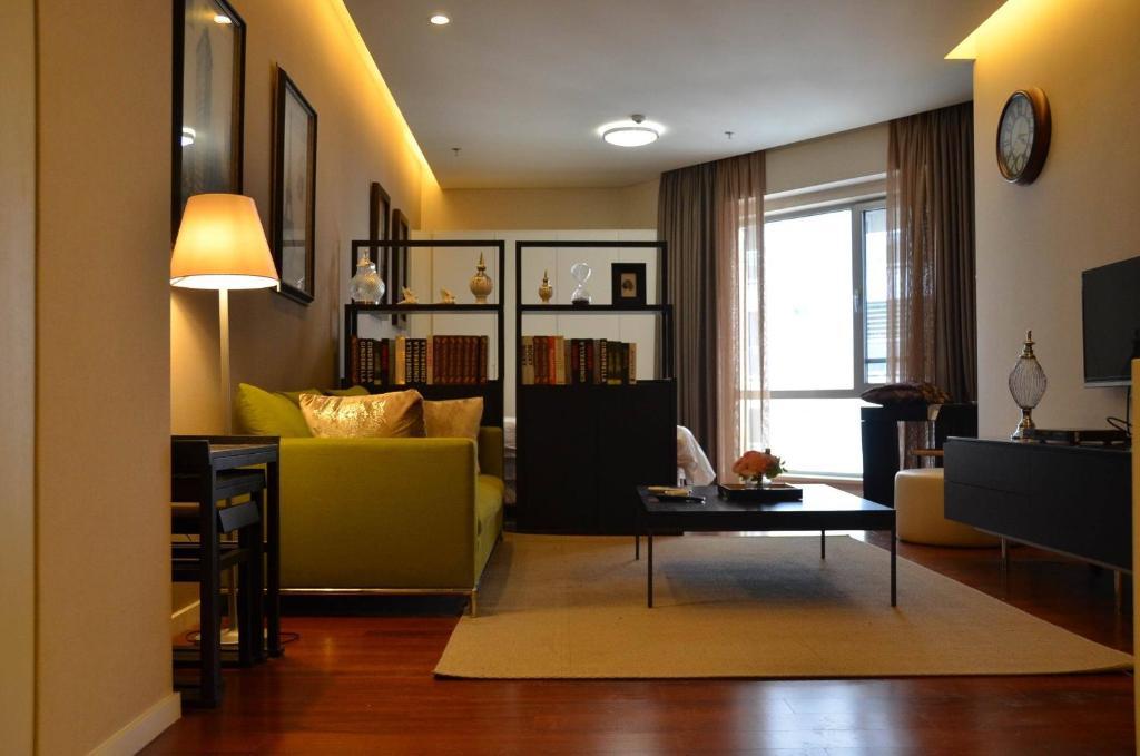 בייג'ינג Jiu Du Hui Serviced Apartment מראה חיצוני תמונה
