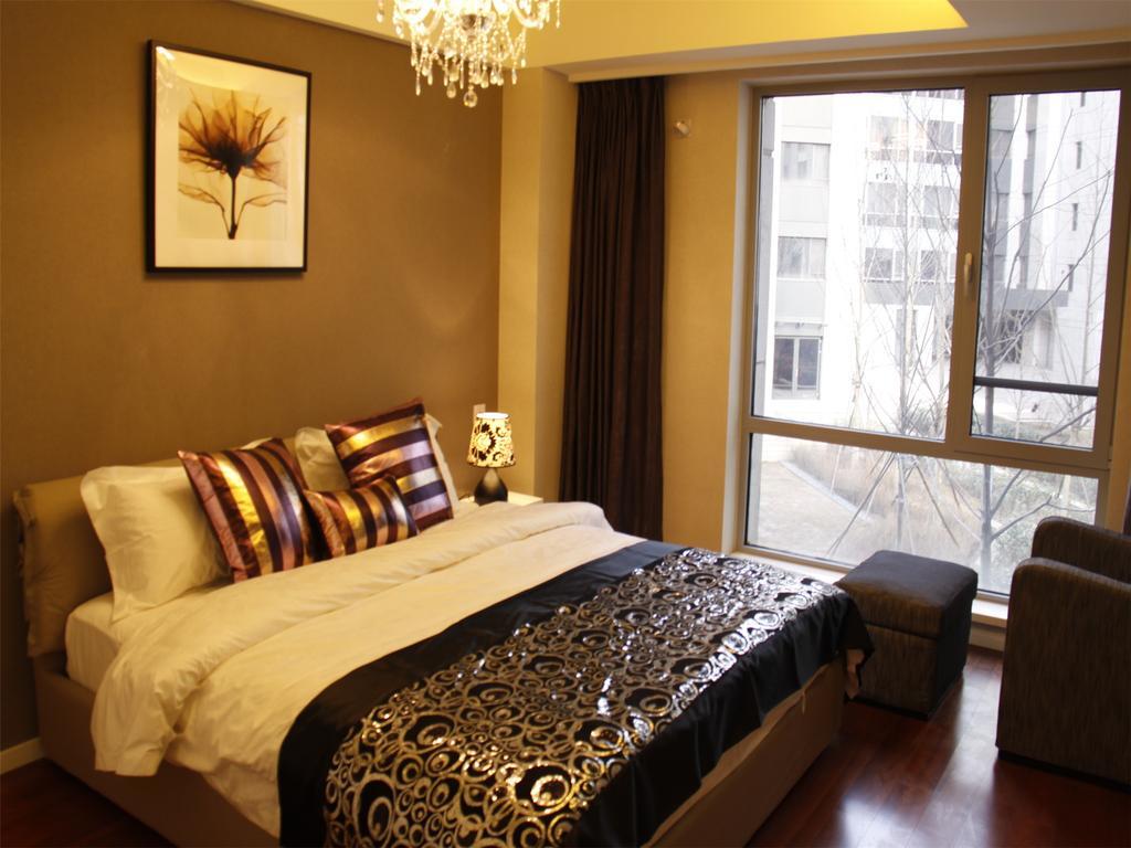 בייג'ינג Jiu Du Hui Serviced Apartment מראה חיצוני תמונה