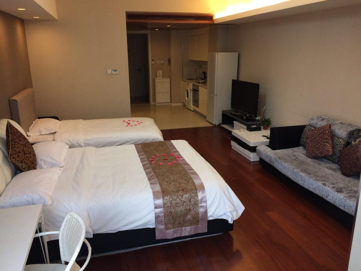 בייג'ינג Jiu Du Hui Serviced Apartment מראה חיצוני תמונה