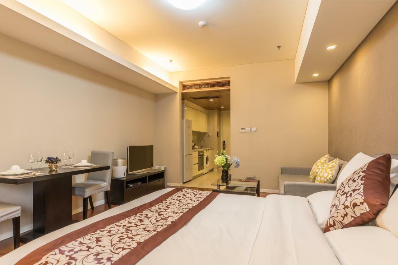 בייג'ינג Jiu Du Hui Serviced Apartment מראה חיצוני תמונה