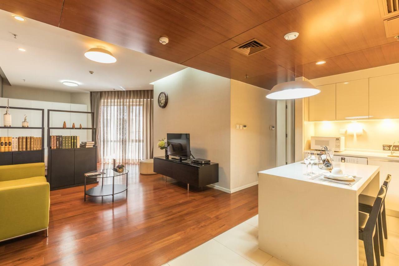 בייג'ינג Jiu Du Hui Serviced Apartment מראה חיצוני תמונה