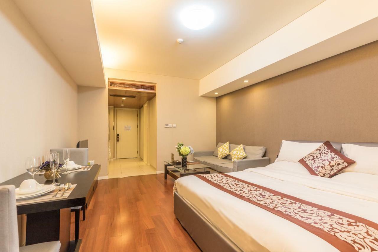 בייג'ינג Jiu Du Hui Serviced Apartment מראה חיצוני תמונה